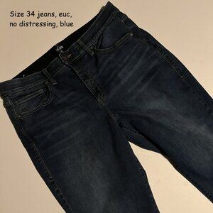 Size 34 Lularoe jeans, blue, not distressed (157)